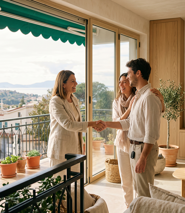 Consulenza immobiliare Passionecase: un agente affianca un cliente nei Campi Flegrei